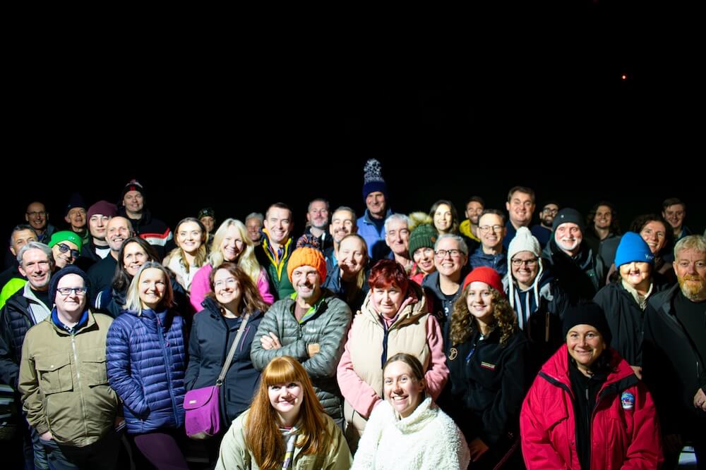 People looking happy at CEO Sleepout 2024