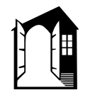 The Gatehouse logo with open doors to a building